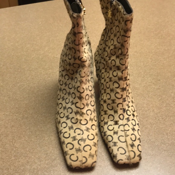 NWOT Celine calf Hair Ankle Boots - Picture 2 of 8